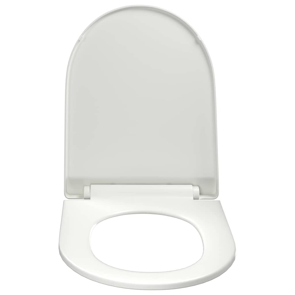 vidaXL Κάλυμμα Λεκάνης με Soft Close & Quick Release Λευκό