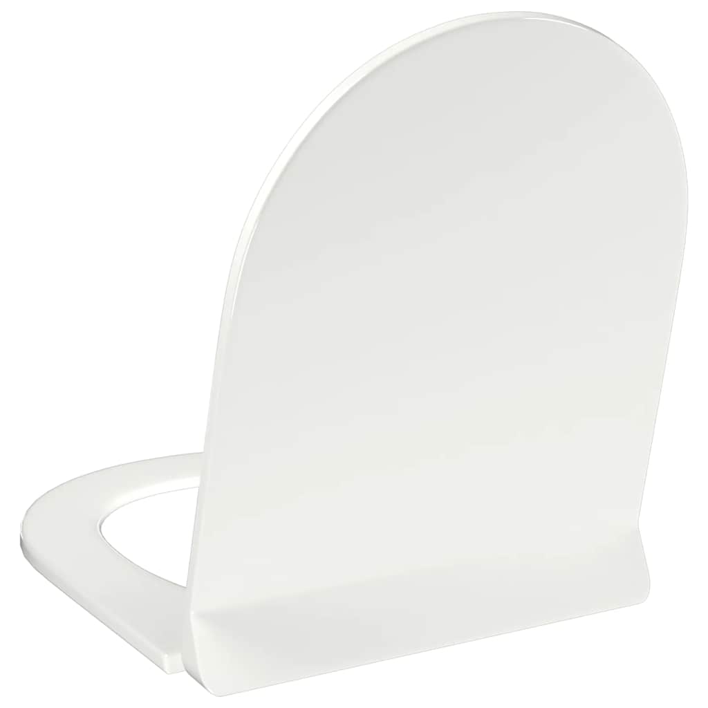 vidaXL Κάλυμμα Λεκάνης με Soft Close & Quick Release Λευκό