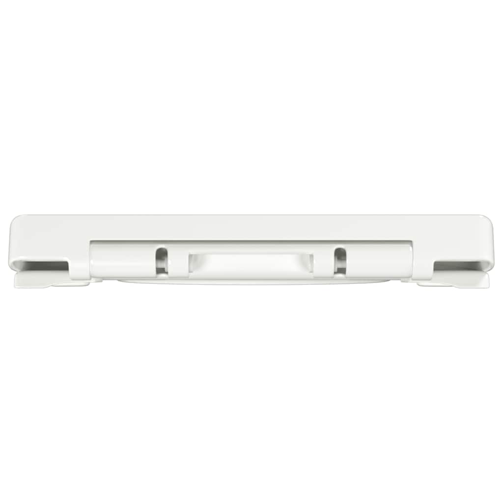 vidaXL Κάλυμμα Λεκάνης με Soft Close & Quick Release Λευκό