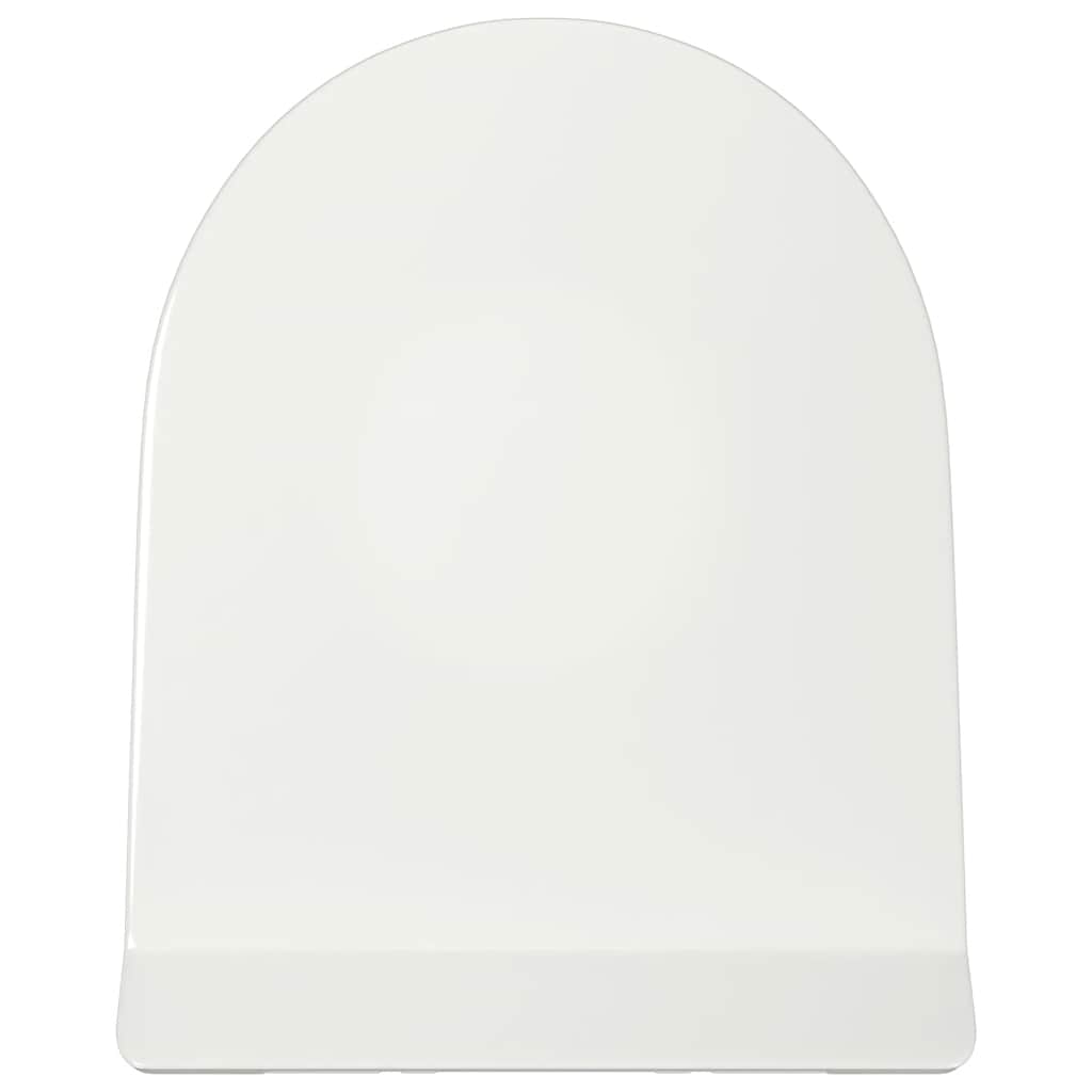 vidaXL Κάλυμμα Λεκάνης με Soft Close & Quick Release Λευκό