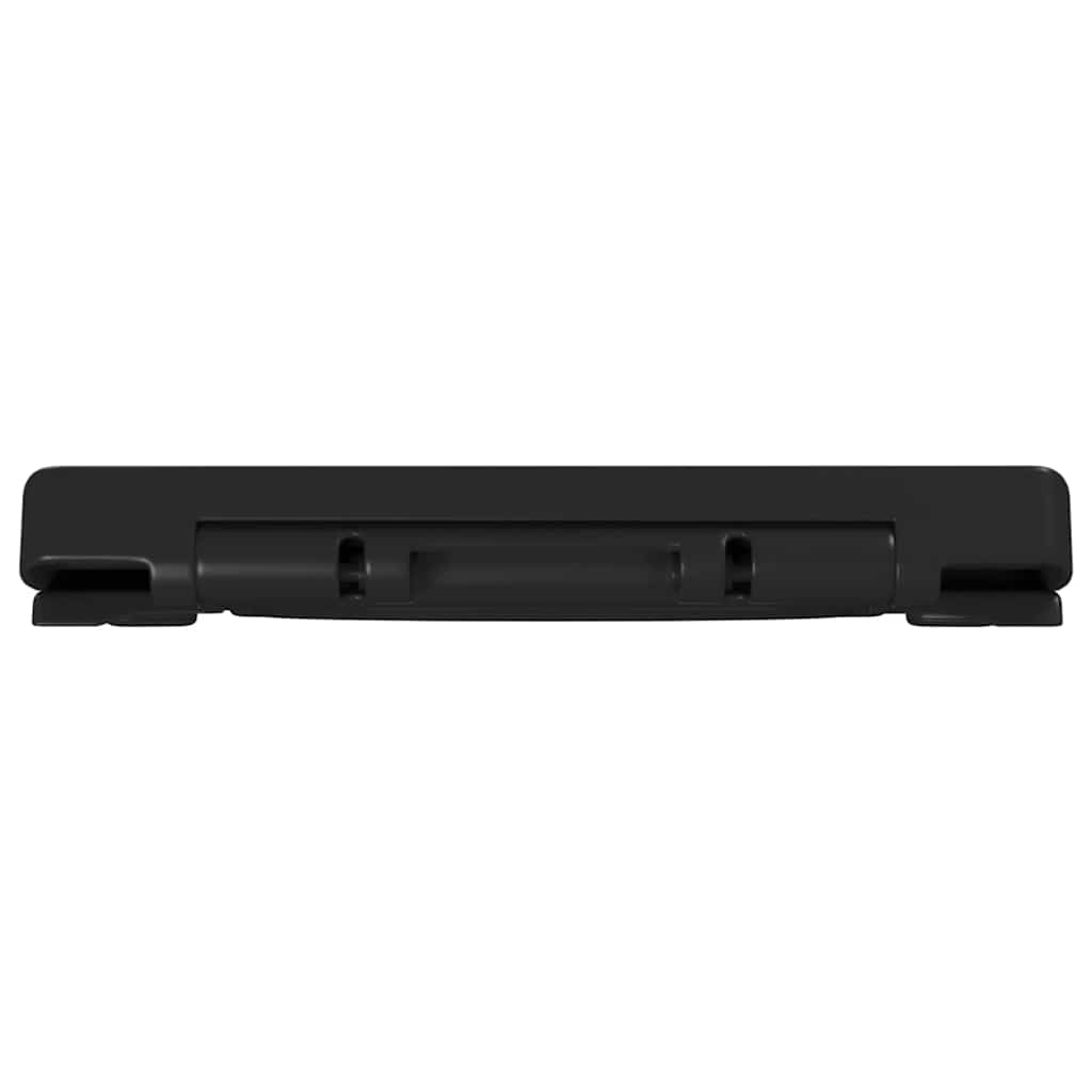 vidaXL Κάλυμμα Λεκάνης με Soft Close & Quick Release Μαύρο