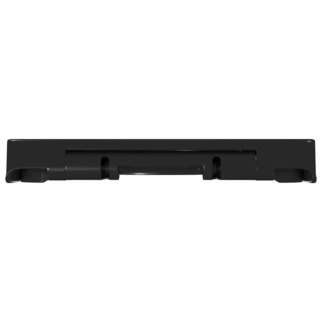 vidaXL Κάλυμμα Λεκάνης με Soft Close & Quick Release Μαύρο