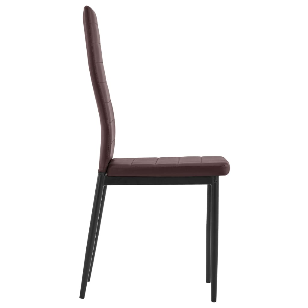 vidaXL Σετ Τραπεζαρίας Πέντε Τεμαχίων Καφέ