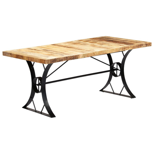 vidaXL Τραπεζαρία 180 x 90 x 76 εκ. από Μασίφ Ξύλο Μάνγκο