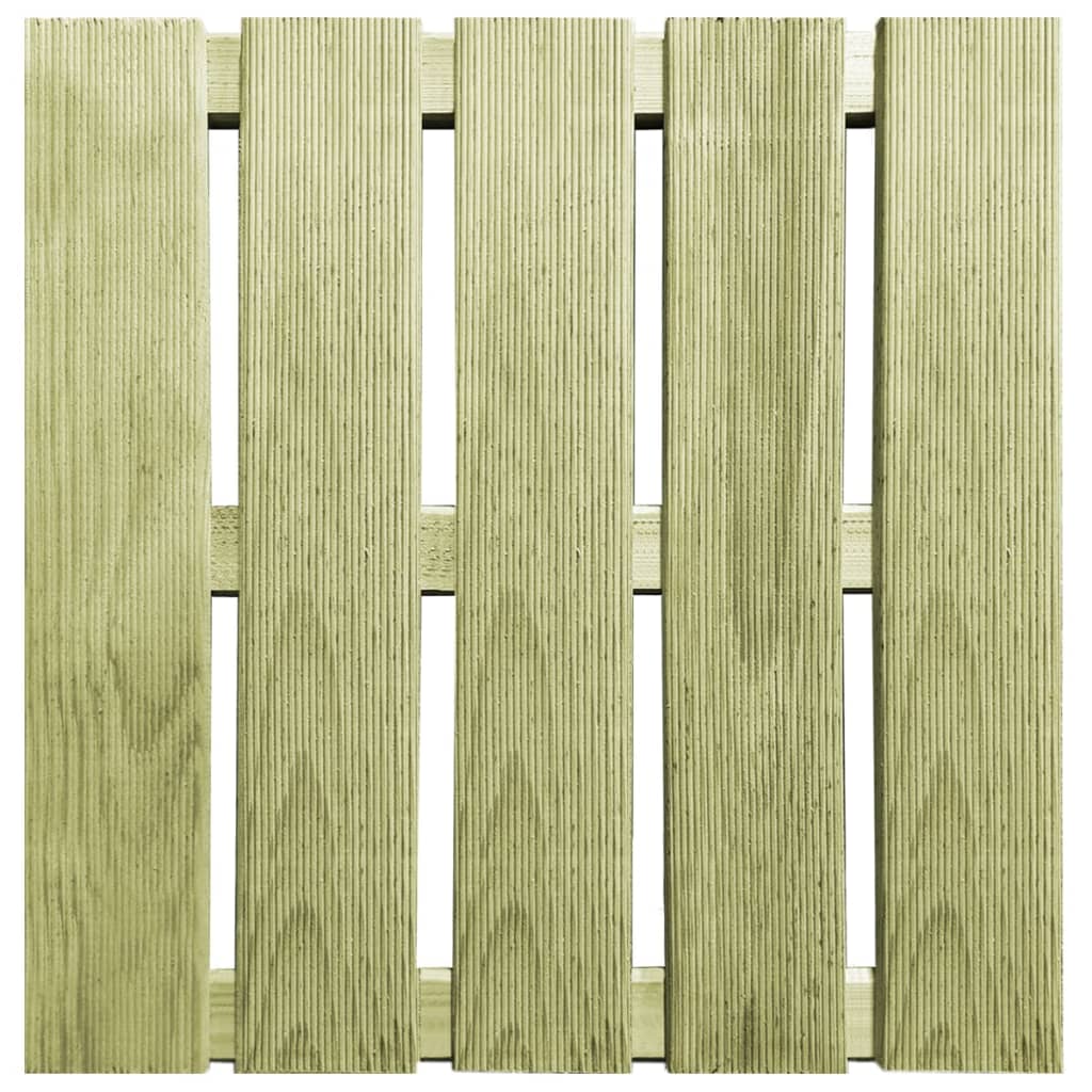 vidaXL Πλακάκια Deck 30 τεμ. Πράσινα 50 x 50 εκ. Ξύλινα