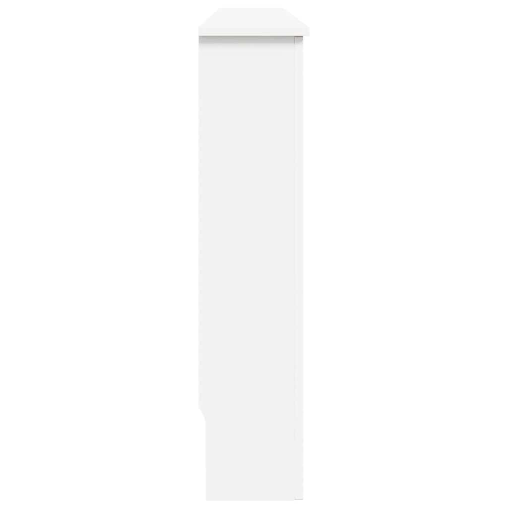 vidaXL Κάλυμμα Καλοριφέρ Λευκό 112 x 19 x 81,5 εκ. από MDF