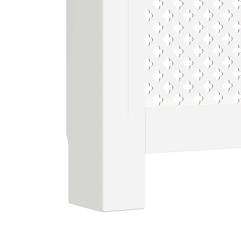 vidaXL Κάλυμμα Καλοριφέρ Λευκό 112 x 19 x 81,5 εκ. από MDF
