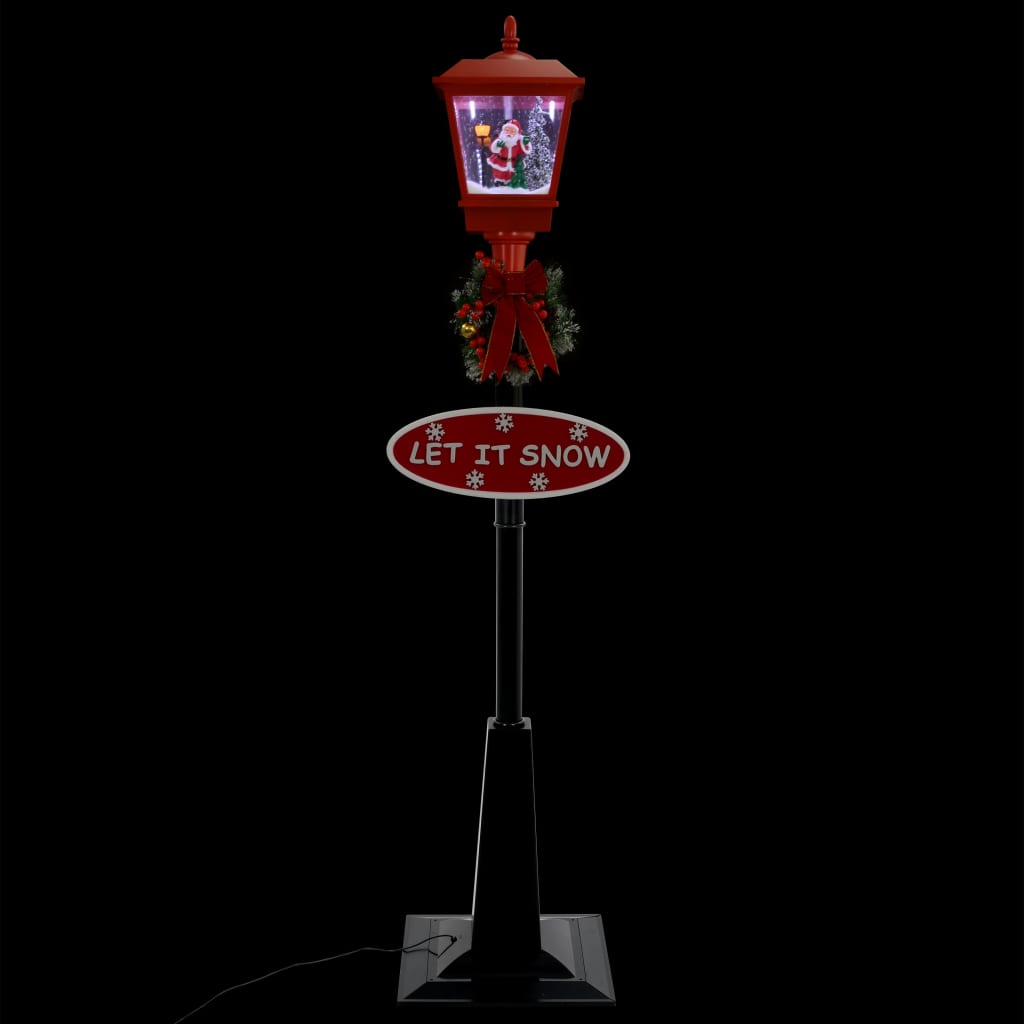 vidaXL Στύλος Φωτισμού Χριστουγεννιάτικος με Άγιο Βασίλη LED 180 εκ.