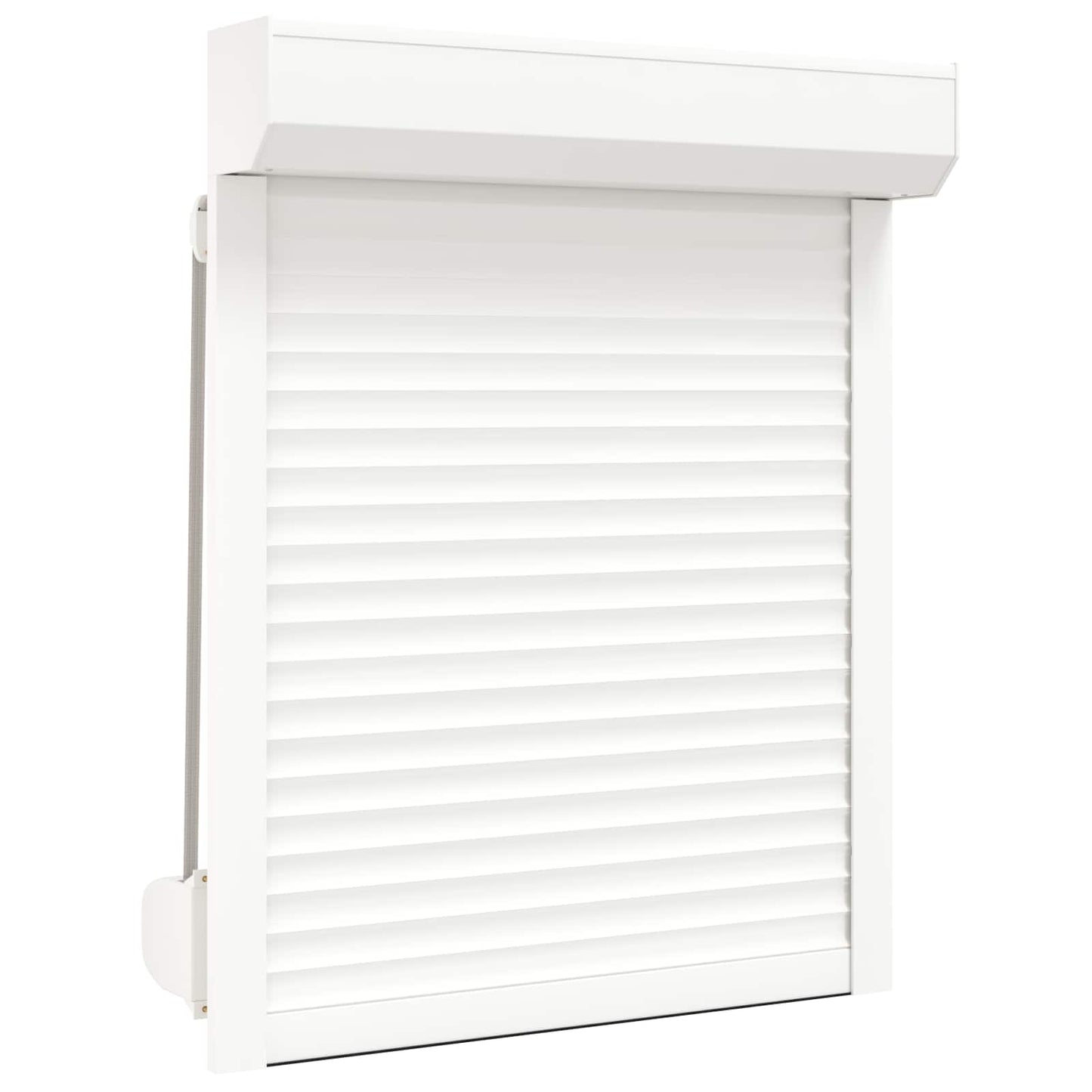 vidaXL Ρολό εισόδου Λευκός 70 x 100 cm Αλουμίνιο και Πολυουρεθάνη