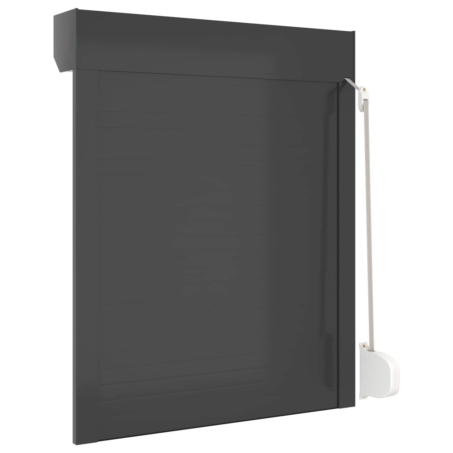 vidaXL Ρολό εισόδου Ανθρακί 80 x 100 cm Αλουμίνιο και Πολυουρεθάνη