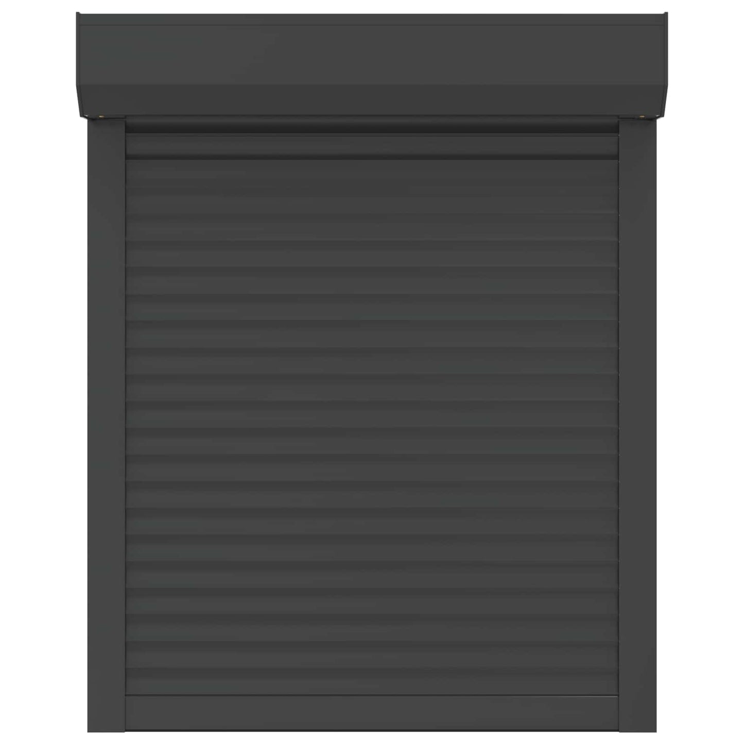 vidaXL Ρολό εισόδου Ανθρακί 80 x 100 cm Αλουμίνιο και Πολυουρεθάνη