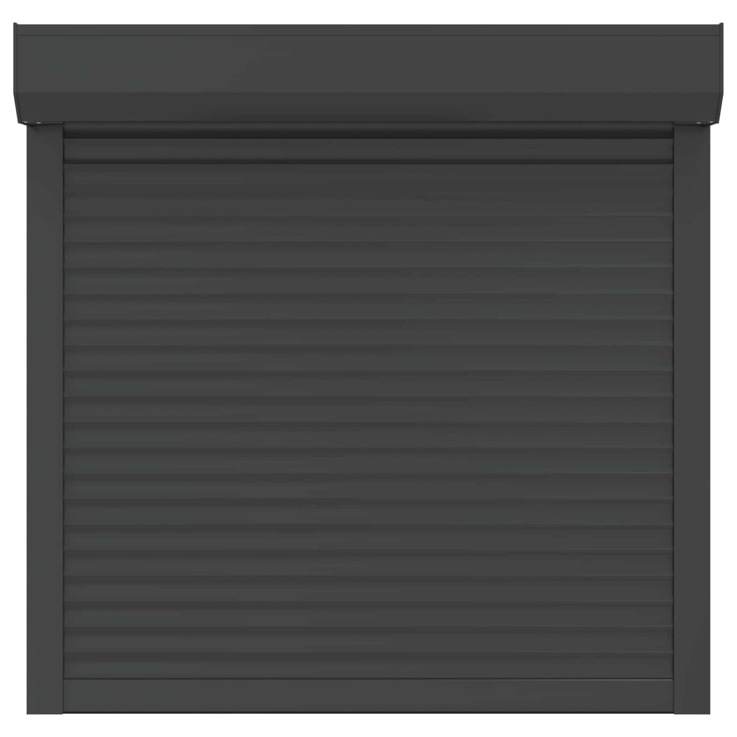 vidaXL Ρολό εισόδου Ανθρακί 100 x 100 cm Αλουμίνιο και Πολυουρεθάνη