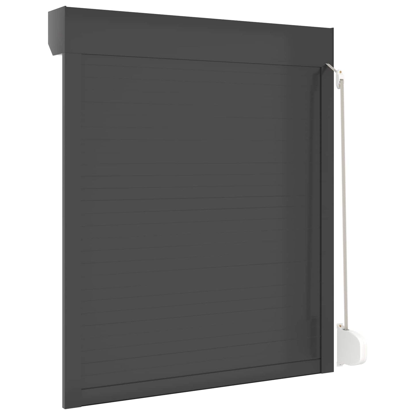 vidaXL Ρολό εισόδου Ανθρακί 100 x 130 cm Αλουμίνιο και Πολυουρεθάνη