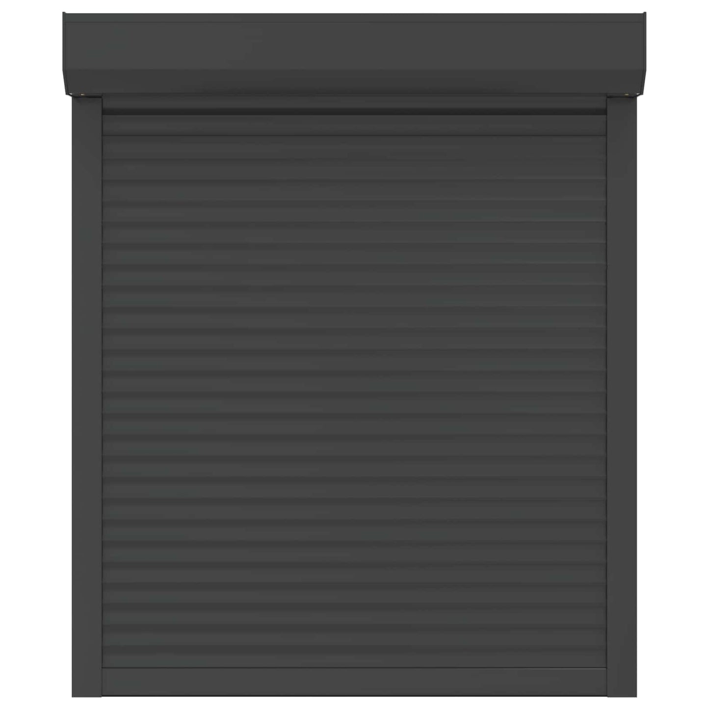 vidaXL Ρολό εισόδου Ανθρακί 100 x 130 cm Αλουμίνιο και Πολυουρεθάνη
