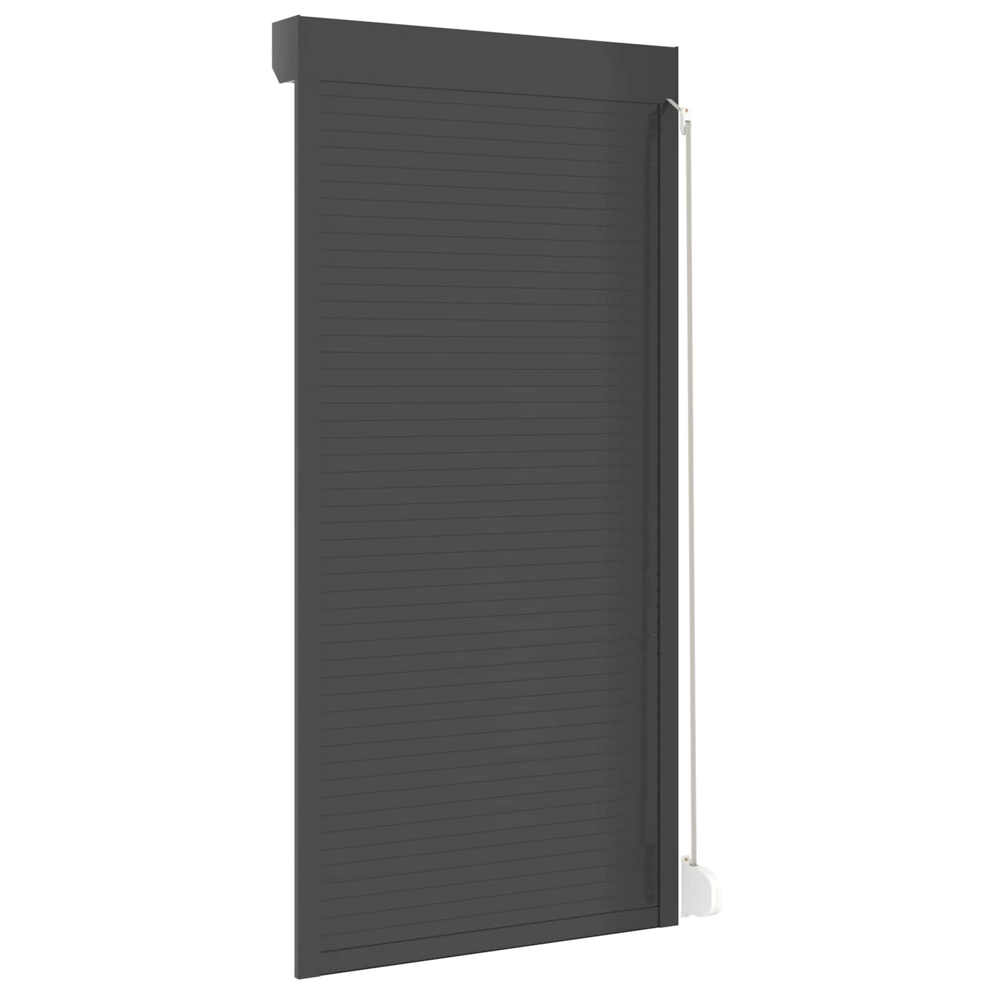 vidaXL Ρολό εισόδου Ανθρακί 100 x 210 cm Αλουμίνιο και Πολυουρεθάνη