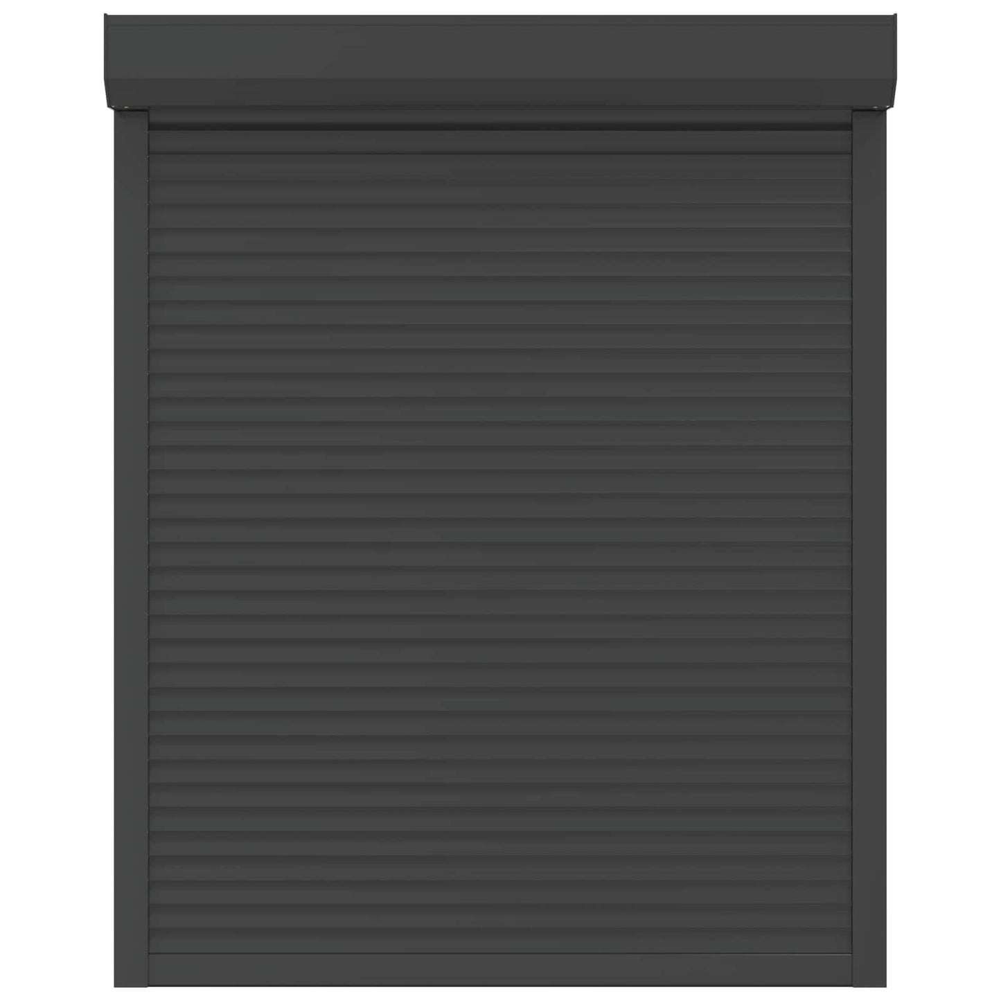 vidaXL Ρολό εισόδου Ανθρακί 120 x 150 cm Αλουμίνιο και Πολυουρεθάνη