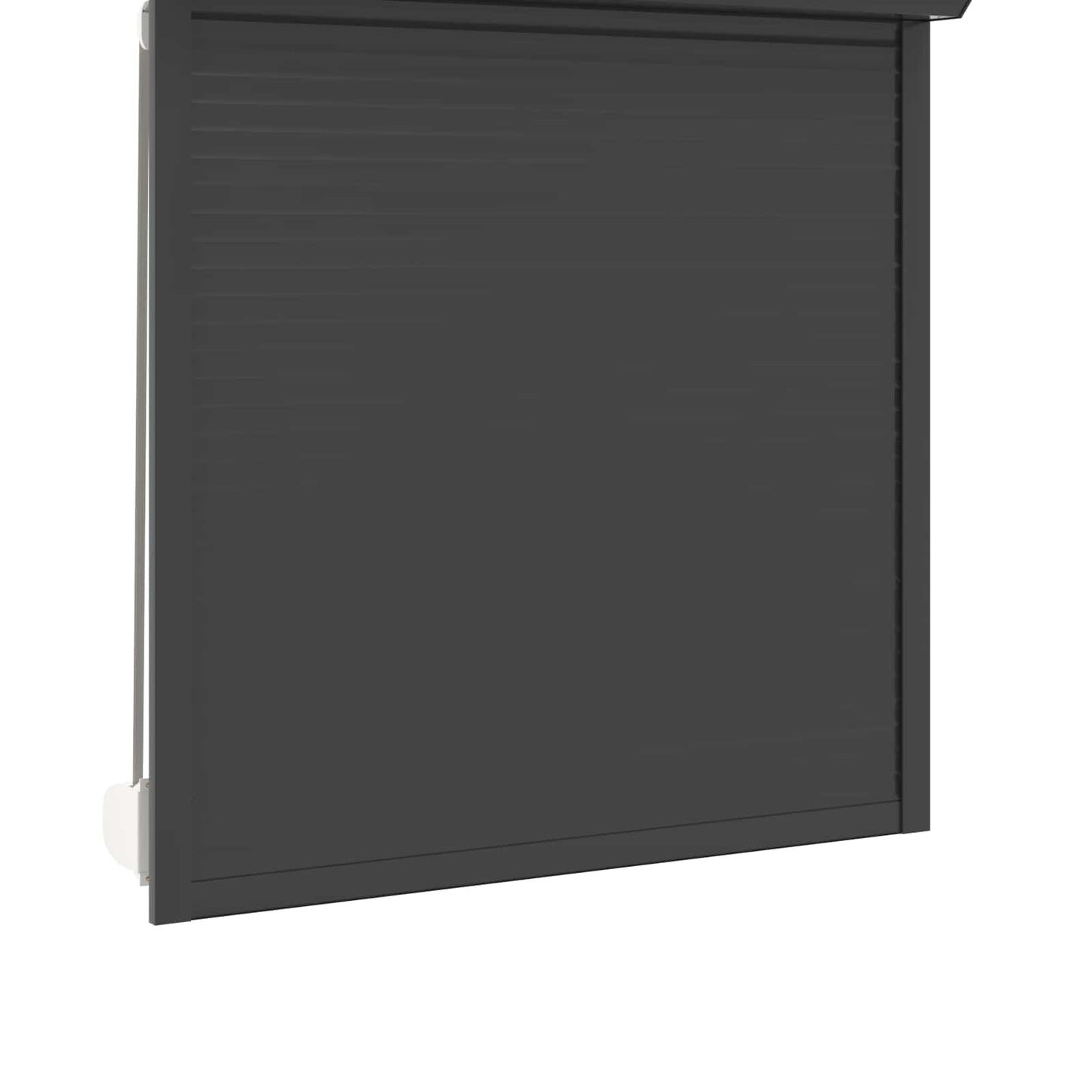 vidaXL Ρολό εισόδου Ανθρακί 130 x 140 cm Αλουμίνιο και Πολυουρεθάνη