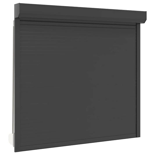 vidaXL Παντζούρι Ρολό Λευκό 160 x 150 εκ. από Αλουμίνιο