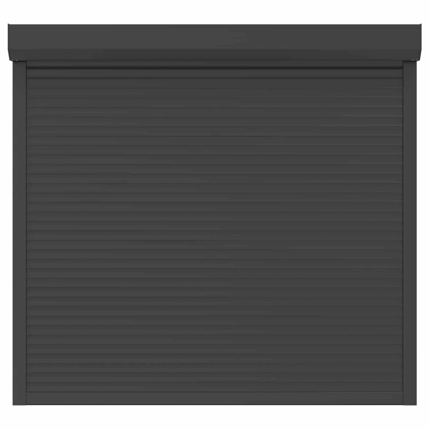 vidaXL Ρολό εισόδου Ανθρακί 160 x 150 cm Αλουμίνιο και Πολυουρεθάνη