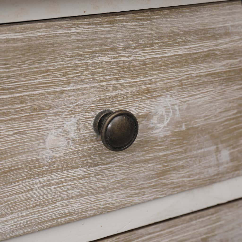 vidaXL Κομοδίνο 35 x 30 x 50 εκ. από Ξύλο Παυλώνιας