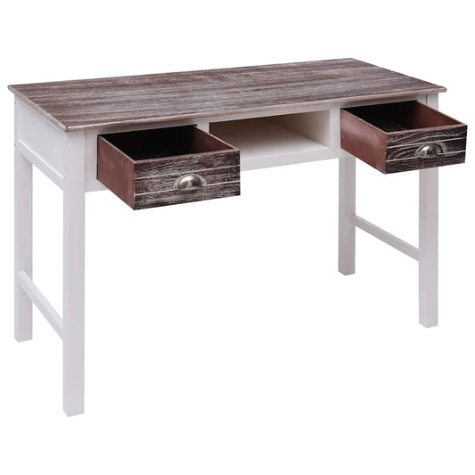 vidaXL Γραφείο Καφέ 110 x 45 x 76 εκ. Ξύλινο