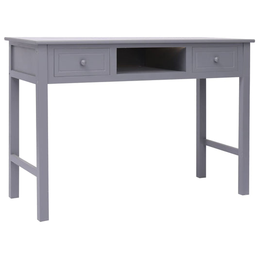vidaXL Γραφείο Γκρι 110 x 45 x 76 εκ. Ξύλινο