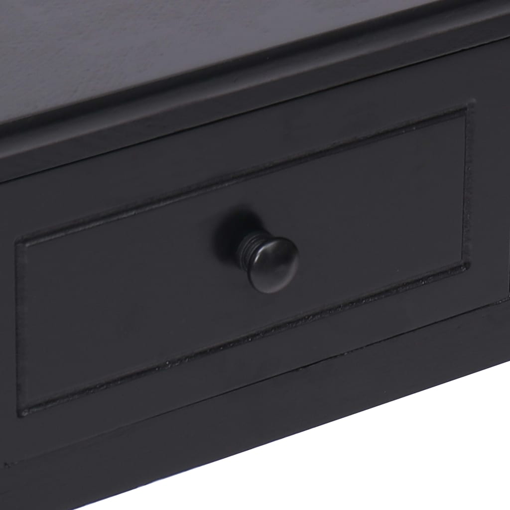 vidaXL Γραφείο Μαύρο 110 x 45 x 76 εκ. Ξύλινο