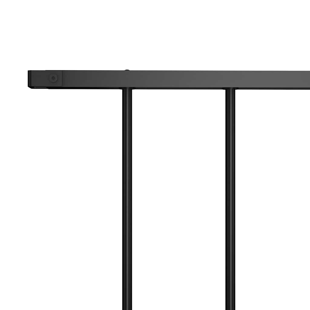 vidaXL Πάνελ Περίφραξης από Ατσάλι με Ηλεκτροστατική Βαφή 1,63x1 μ. Μαύρο