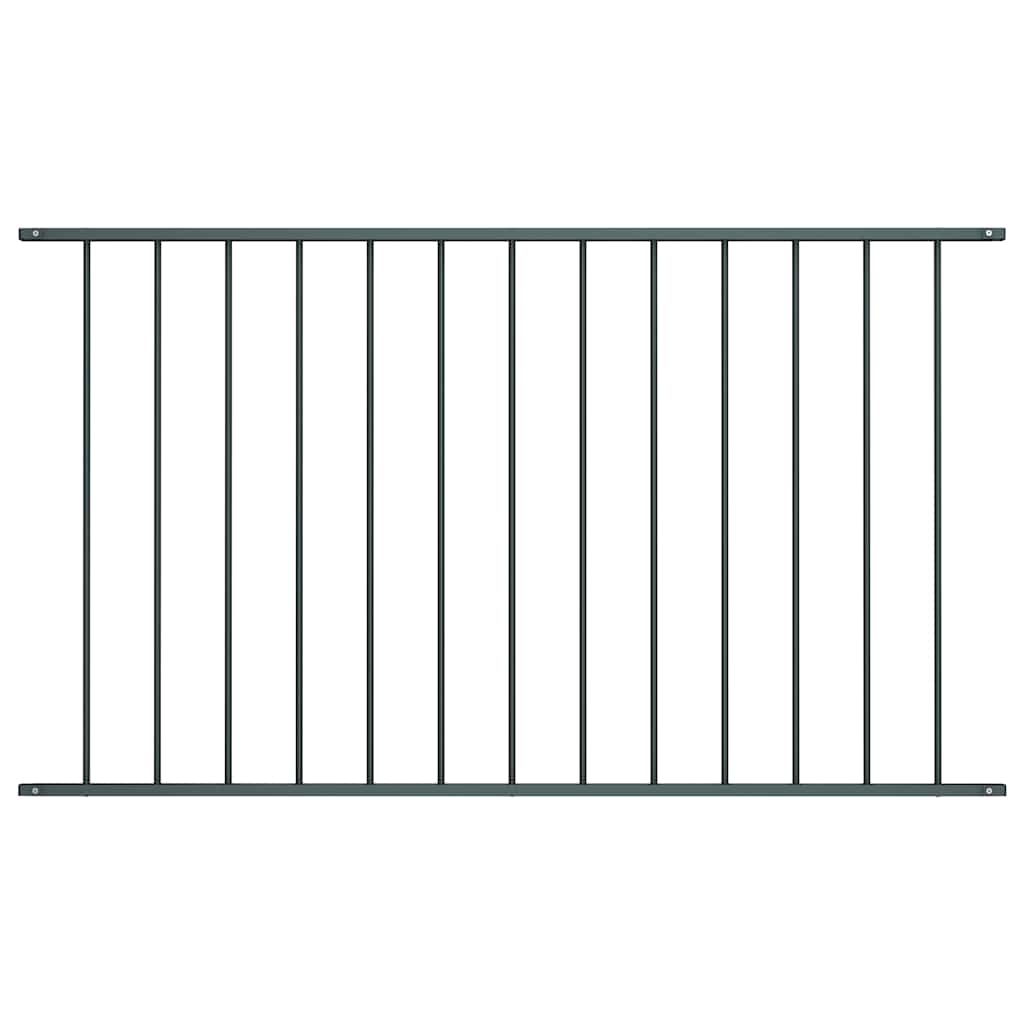 vidaXL Πάνελ Περίφραξης Ατσάλι με Ηλεκτροστατική Βαφή 1,63x1 μ. Ανθρακί