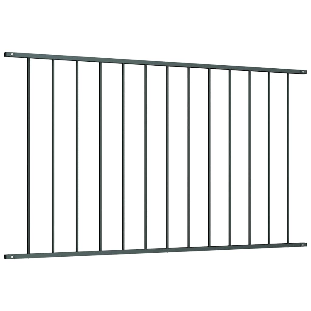 vidaXL Πάνελ Περίφραξης Ατσάλι με Ηλεκτροστατική Βαφή 1,63x1 μ. Ανθρακί