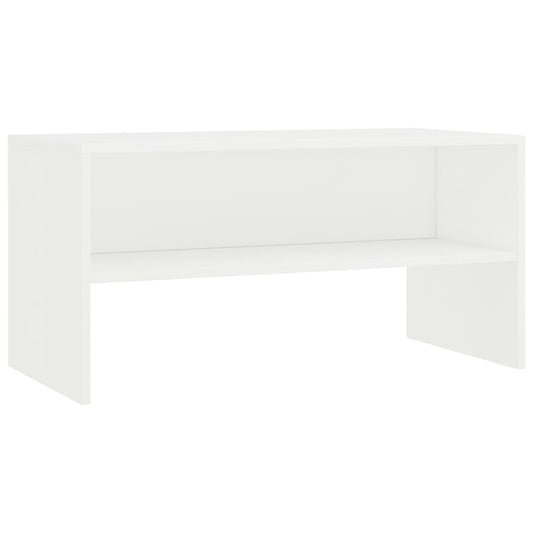 vidaXL Έπιπλο Τηλεόρασης Λευκό 80 x 40 x 40 εκ. από Επεξ. Ξύλο