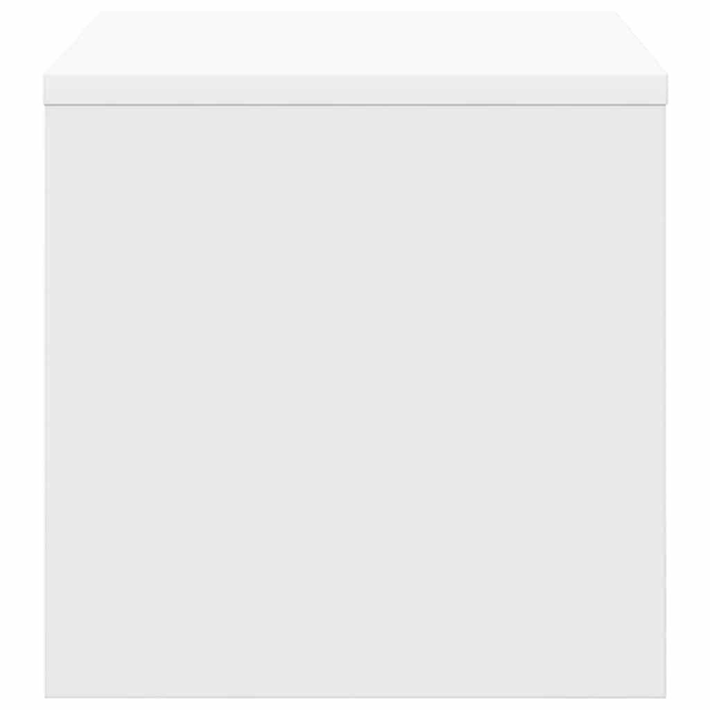 vidaXL Κομοδίνα 2 τεμ. Λευκά 40 x 30 x 30 εκ. από Επεξ. Ξύλο