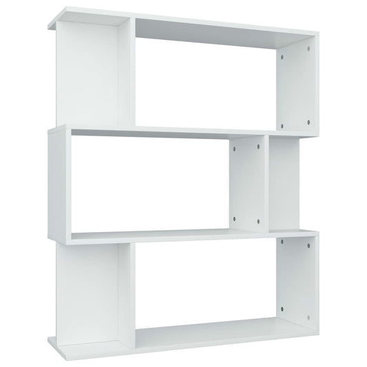 vidaXL Βιβλιοθήκη/Διαχωριστικό Χώρου Λευκό 80x24x96 εκ. Επεξ. Ξύλο