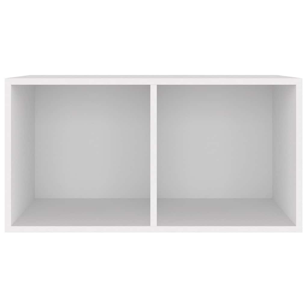 vidaXL Έπιπλο Δίσκων Βινυλίου Λευκό 71x34x36 εκ. Επεξεργ. Ξύλο