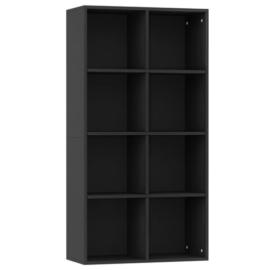vidaXL Ραφιέρα/Βιβλιοθήκη Μαύρη 66 x 30 x 130 εκ. από Επεξ. Ξύλο