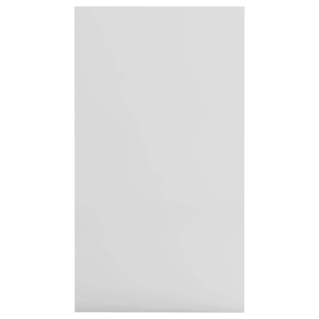 vidaXL Ραφιέρα / Βιβλιοθήκη Γυαλιστερό Λευκό 50x25x80 εκ. Επεξ. Ξύλο