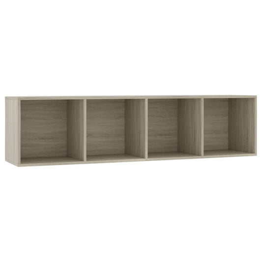 vidaXL Βιβλιοθήκη/Έπιπλο Τηλεόρασης Sonoma Δρυς 143 x 30 x 36 εκ.