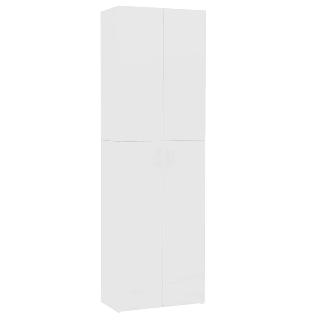 vidaXL Ντουλάπα Γραφείου Λευκή 60 x 32 x 190 εκ. από Επεξ. Ξύλο