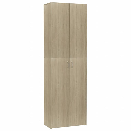 vidaXL Ντουλάπα Γραφείου Sonoma Δρυς 60 x 32 x 190 εκ. από Επεξ. Ξύλο