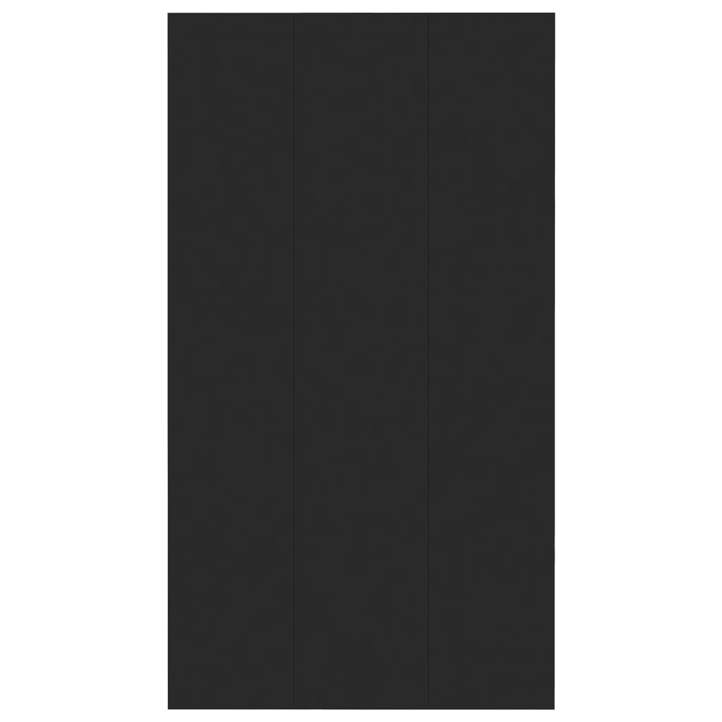 vidaXL Ραφιέρα / Βιβλιοθήκη Μαύρη 66x30x98 εκ. από Επεξεργασμένο Ξύλο