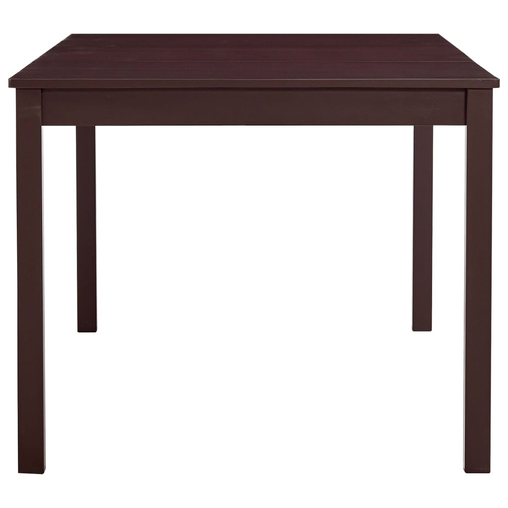 vidaXL Τραπεζαρία Σκούρο Καφέ 180 x 90 x 73 εκ. από Ξύλο Πεύκου