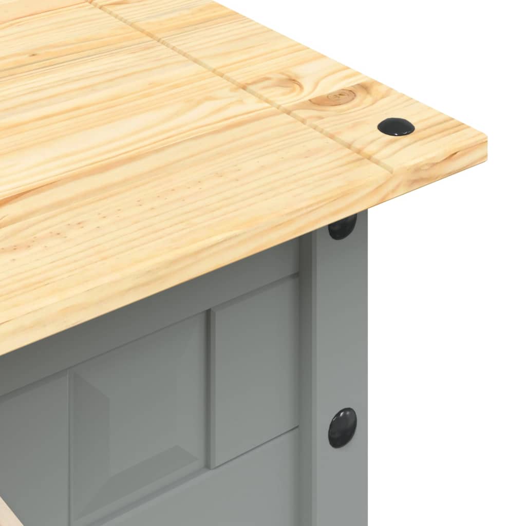 vidaXL Τραπέζι Σαλονιού Μεξικ. Στιλ Corona Γκρι 100x55x44 εκ. Πεύκο