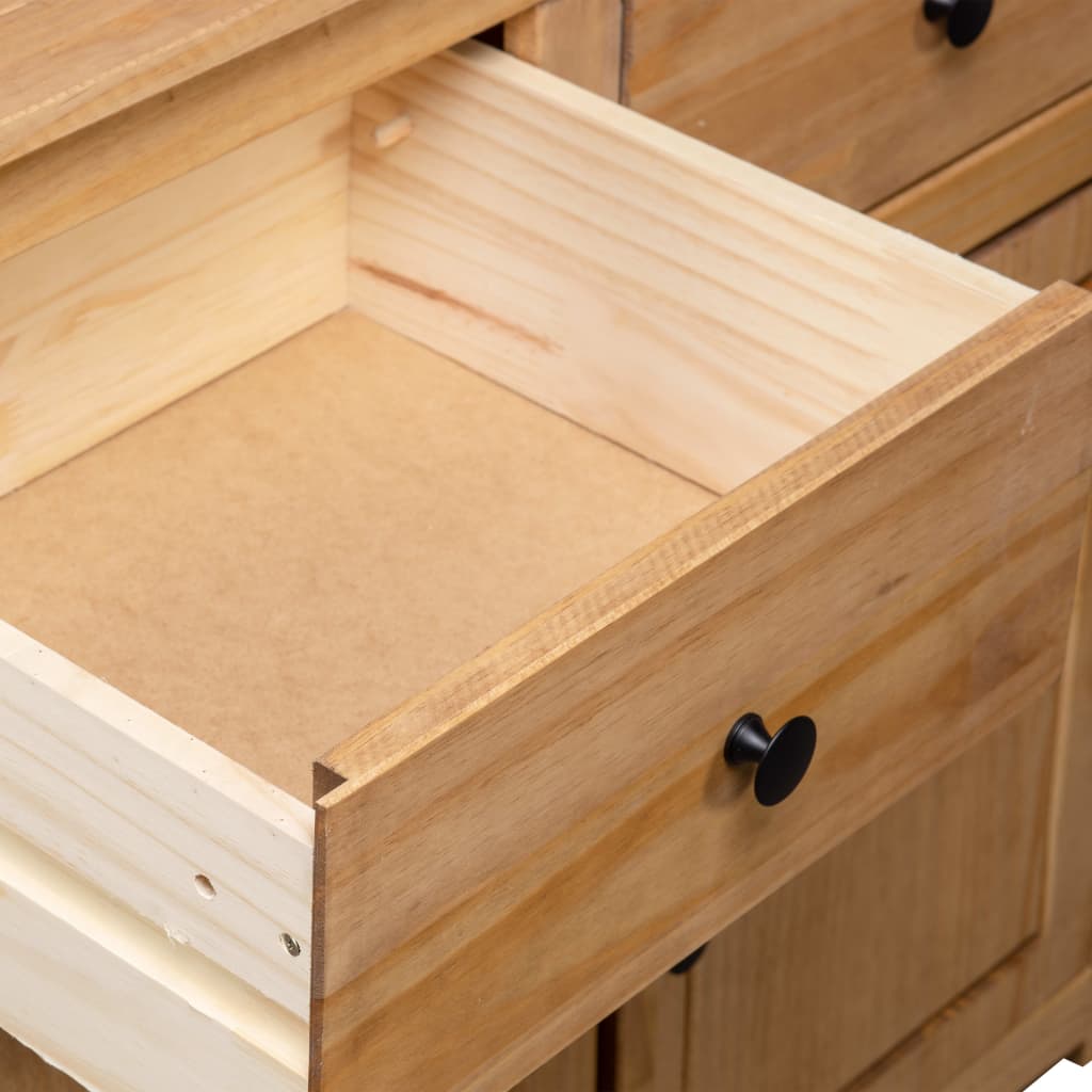 vidaXL Μπουφές 93 x 40 x 80 εκ. από Μασίφ Ξύλο Πεύκου Σειρά Panama