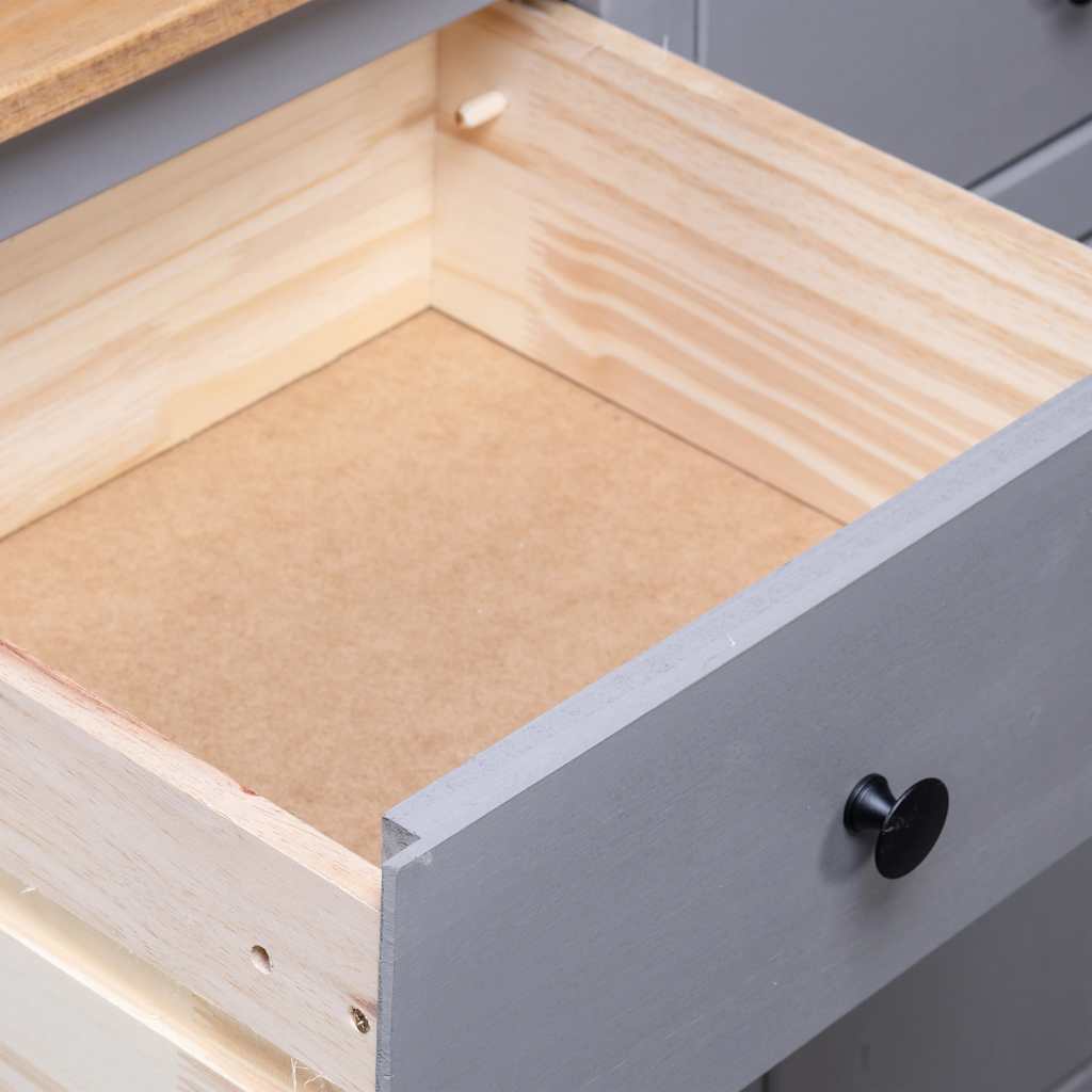 vidaXL Μπουφές 135 x 40 x 80 εκ. από Μασίφ Ξύλο Πεύκου Σειρά Panama