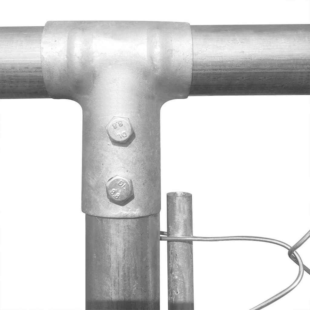 vidaXL Κλουβί Σκύλου Εξωτερικού Χώρου 383 x 383 x 185 εκ.