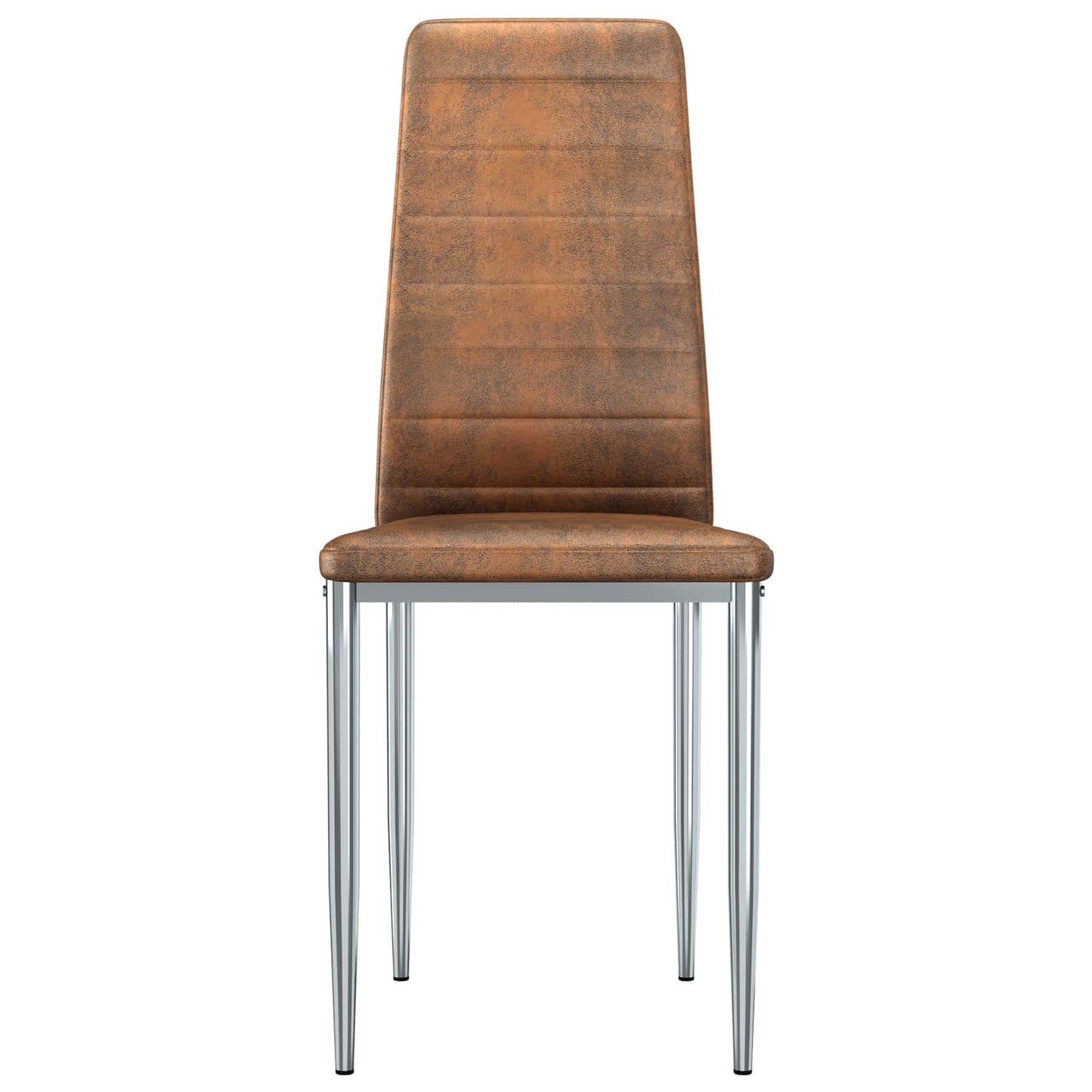 vidaXL Καρέκλες φαγητού 2 pcs Καφέ 41.5 x 48 x 99 εκ