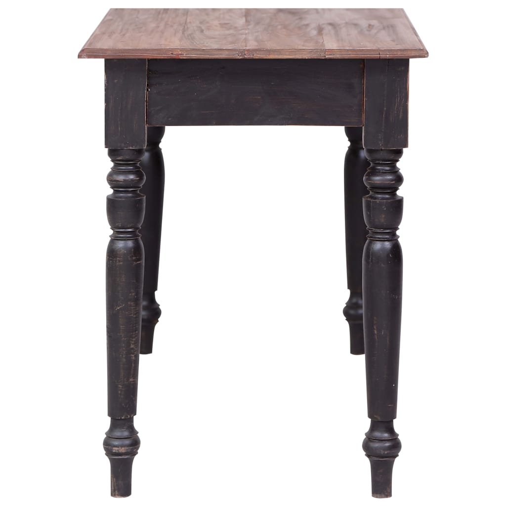 vidaXL Γραφείο με 3 Συρτάρια 117 x 57 x 75 εκ. από Μασίφ Μαόνι