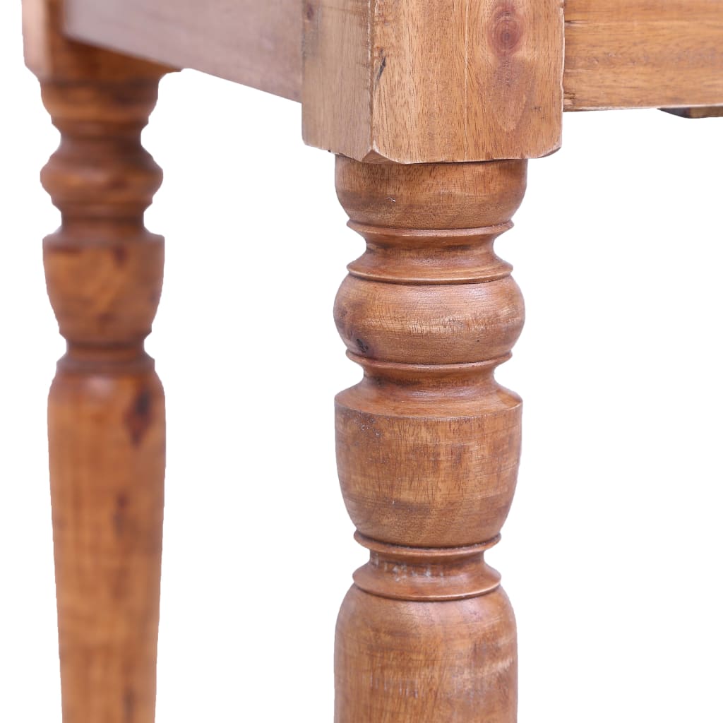 vidaXL Γραφείο με Συρτάρια 117 x 57 x 75 εκ. από Μασίφ Μαόνι