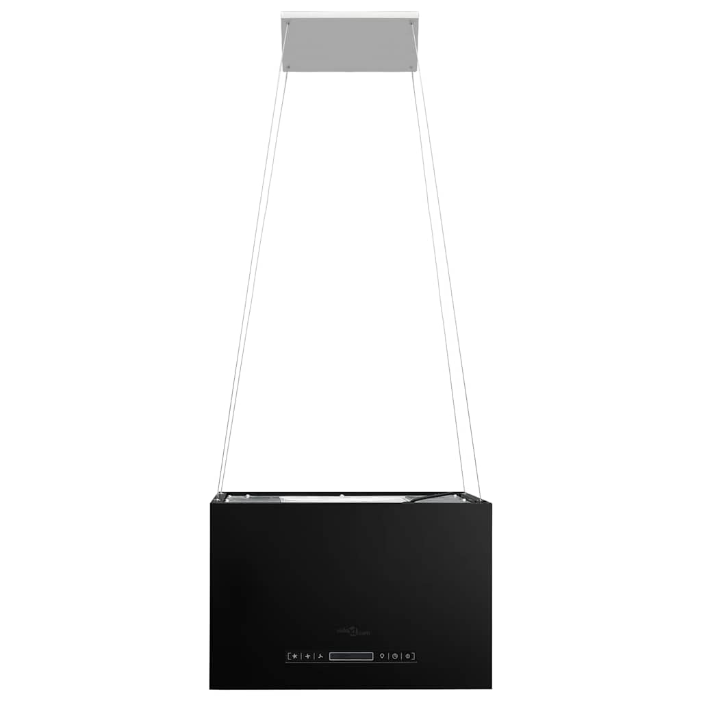 vidaXL Απορροφητήρας Νησίδα Κρεμαστός Αφής με LCD 55 εκ. Ατσάλινος
