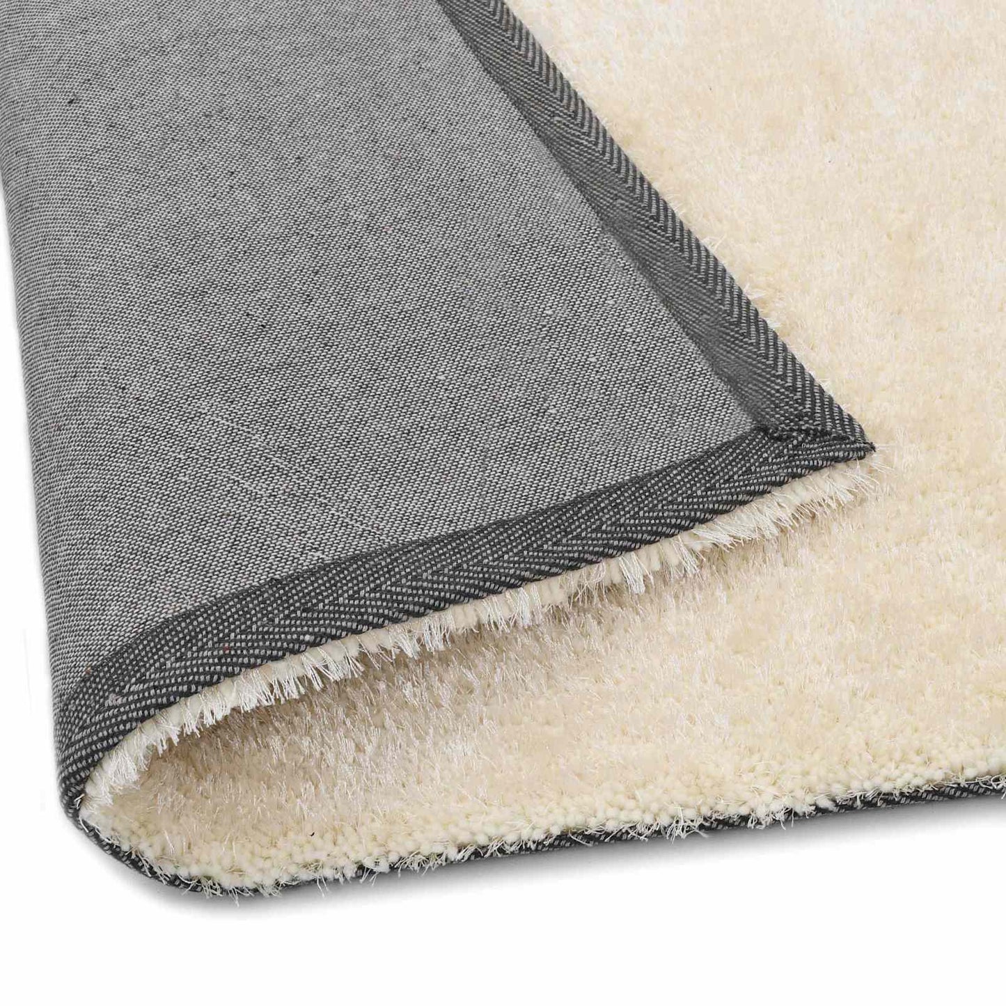 vidaXL Αφράτο Χαλάκι Περιοχής Κρεμ 120 x 160 cm Πολυαιθυλένιο